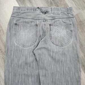 Vintage Enyce Y2K Baggy Wide Loose Relaxed Embroidered Skater Punk Hip Hop 38x32